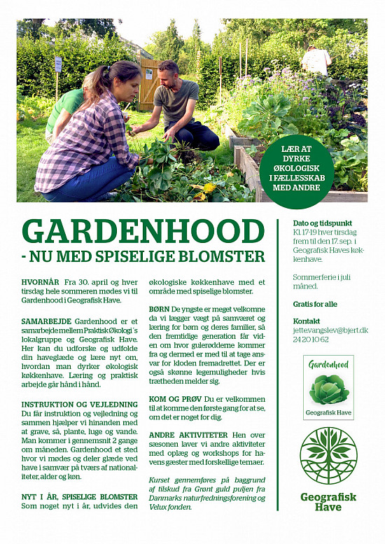 Mere i Haven Kolding > Gardenhood nu med spiselige blomster